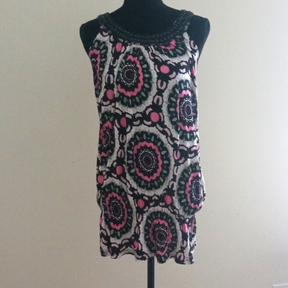INC sleveless beaded top